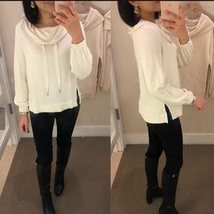 Lou and grey signature drawstring cowl top